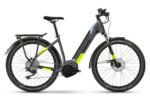 VTC Électrique Haibike Trekking 6 Lowstep i630Wh Shimano Deore 10V Gris / Jaune Mat 2022