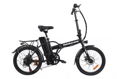 Velobecane velo electrique pliant tous cheminsWorkNoir Autonomie 40Km-Frein à disque-Autonomie 40 Km-Assemblage français