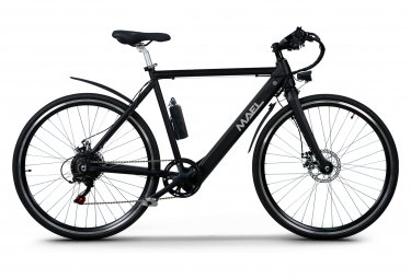 Vélo de Route Electrique Madrid Noir - Mael Bike - 50 à 65km d'autonomie
